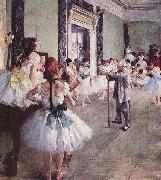 Edgar Degas The Dance Class oil painting reproduction